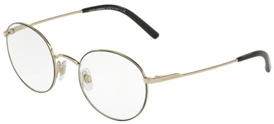DOLCE & GABBANADolce & Gabbana DG 1290 1305 50 Men's Eyeglasses - Matte Black and Pale Gold Metal FrameEYEWEAREcecile