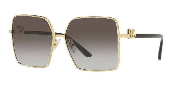 DOLCE & GABBANADolce & Gabbana DG 2279 02 - 8G E 60 Women's Sunglasses – Gold Frame, Grey Gradient LensesEYEWEAREcecile
