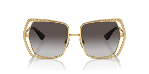 DOLCE & GABBANADolce & Gabbana DG 2306 02/8G 55 Women's Sunglasses – Gold Frame, Grey Gradient LensesEYEWEAREcecile
