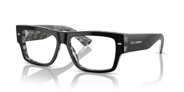 DOLCE & GABBANADolce & Gabbana DG 3379 3403 Men's Eyeglasses - Black on Gray Havana FrameEYEWEAREcecile