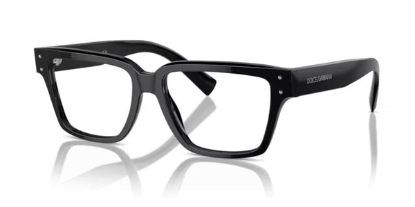 DOLCE & GABBANADolce & Gabbana DG3383 501 53 Men's Square Eyeglasses - Black Acetate FrameEYEWEAREcecile