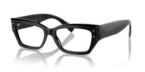 DOLCE & GABBANADolce & Gabbana DG 3387 501 53 Women's Eyeglasses – Black Acetate FrameEYEWEAREcecile
