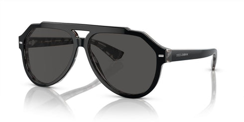 DOLCE & GABBANADolce & Gabbana DG 4452 3403 - 87 M 60 Men's Sunglasses – Black Frame, Grey LensesEYEWEAREcecile