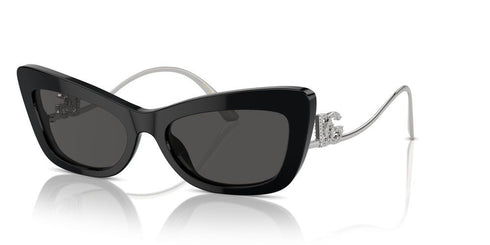 DOLCE & GABBANADolce & Gabbana DG4467B 501/87 Women's Sunglasses - Black Frame, Dark Grey LensesEYEWEAREcecile