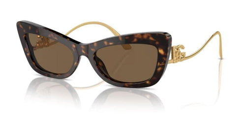 DOLCE & GABBANADolce & Gabbana DG4467B 502/73 Women's Sunglasses - Havana Frame, Brown LensesEYEWEAREcecile