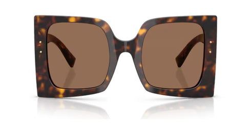 DOLCE & GABBANADolce & Gabbana DG4490 502/73 Unisex Sunglasses – Square Havana Frame, Brown LensesEYEWEAREcecile