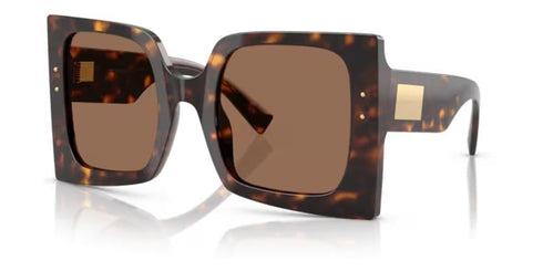 DOLCE & GABBANADolce & Gabbana DG4490 502/73 Unisex Sunglasses – Square Havana Frame, Brown LensesEYEWEAREcecile