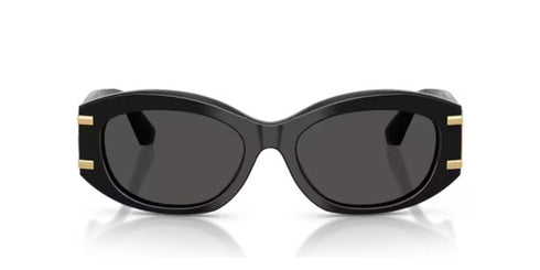 DOLCE & GABBANADolce & Gabbana DG4438 501/87 Unisex Square Sunglasses - Black Frame, Dark Gray LensesEYEWEAREcecile