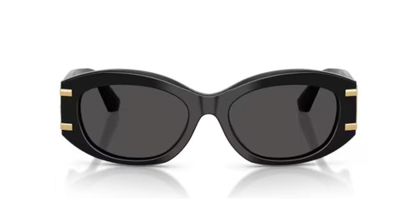 DOLCE & GABBANADolce & Gabbana DG4438 501/87 Unisex Square Sunglasses - Black Frame, Dark Gray LensesEYEWEAREcecile