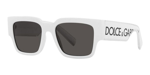 DOLCE & GABBANADolce & Gabbana DG 6184 3312/87 52 Women's Sunglasses – White Frame, Grey LensesEYEWEAREcecile