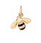 DODODoDo Bee Charm DMC0016 - BEE00 - ENEOG - 18K Yellow Gold with Black EnamelJEWELRYEcecile