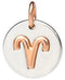 DODODoDo Aries Zodiac Charm DMC2009ZODAR0009A – 9K Rose Gold & 925 Sterling SilverJEWELRYEcecile