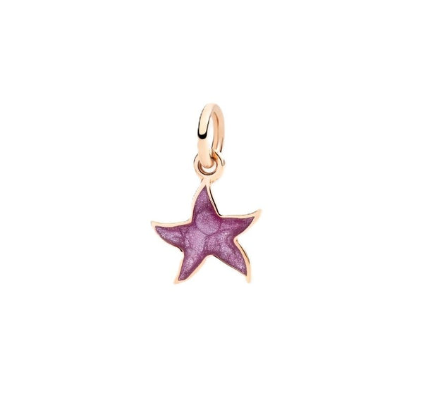 DODODoDo Stellina Charm DMC4008STARSEPV9R – 9K Rose Gold with Purple EnamelJEWELRYEcecile
