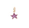 DODODoDo Stellina Charm DMC4008STARSEPV9R – 9K Rose Gold with Purple EnamelJEWELRYEcecile