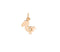 DODODoDo Junior Charm DMC4014JUN30DB09R – 9K Rose Gold with 0.01 ct White Diamond, 30th Anniversary EditionJEWELRYEcecile