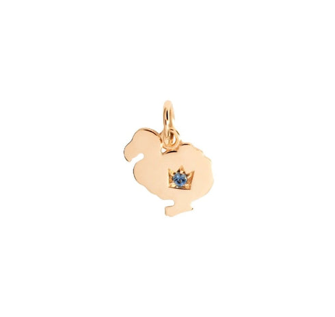 DODODoDo 30th Anniversary Charm DMC4015DOD30ZS09R - 9K Rose Gold with Blue SapphireJEWELRYEcecile