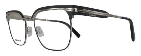 DSQUARED2DSQUARED2 DQ5240 016 51 Unisex Eyeglasses - Shiny Palladium Metal FrameEYEWEAREcecile