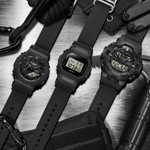 CASIO G - SHOCKCasio G - Shock DW - 5600BCE - 1ER Men's Digital Watch – Black Display, Cordura Nylon StrapWATCHESEcecile