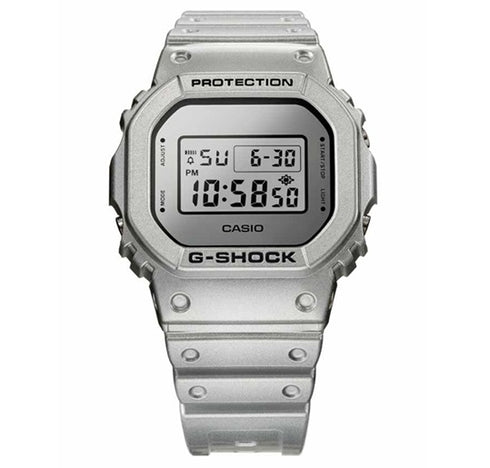 CASIO G - SHOCKCasio G - SHOCK DW - 5600FF - 8ER Men's Digital Watch - Metallic Silver Resin StrapWATCHESEcecile