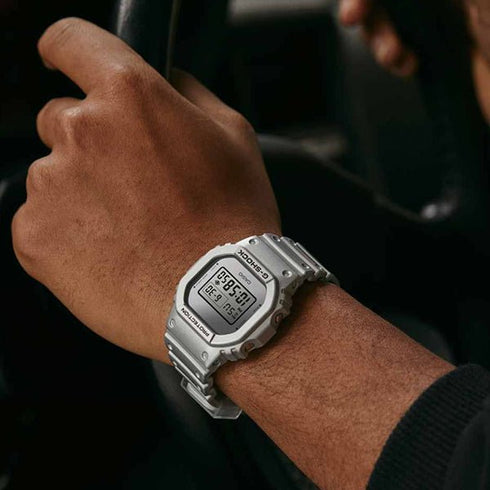 CASIO G - SHOCKCasio G - SHOCK DW - 5600FF - 8ER Men's Digital Watch - Metallic Silver Resin StrapWATCHESEcecile