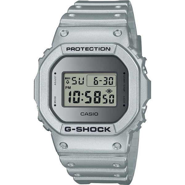 CASIO G - SHOCKCasio G - SHOCK DW - 5600FF - 8ER Men's Digital Watch - Metallic Silver Resin StrapWATCHESEcecile