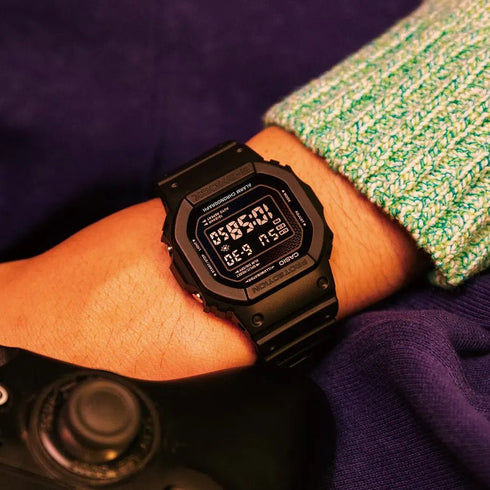 CASIO G - SHOCKCasio G - SHOCK DW - 5600RW - 1ER Men's Digital Watch - Black Resin Strap with Rainbow Brick Wall DesignWATCHESEcecile