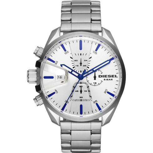 DIESELDiesel DZ4473 MS9 Chronograph Men's Watch - Silver Dial, Stainless Steel BraceletWATCHESEcecile