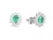 RECARLORecarlo E77CC001/SM 18K White Gold Emerald and Diamond EarringsJEWELRYEcecile