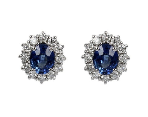 RECARLORecarlo E77CC001/ZB 18K White Gold Sapphire and Diamond EarringsJEWELRYEcecile