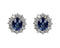 RECARLORecarlo E77CC001/ZB 18K White Gold Sapphire and Diamond EarringsJEWELRYEcecile
