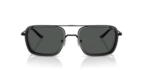 EMPORIO ARMANIEmporio Armani EA2162 Men's Matte Black Square Sunglasses - Smoke LensesEYEWEAREcecile