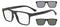 EMPORIO ARMANIEmporio Armani EA4115 5801/1W Men's Eyeglasses - Matte Black Frame with Two Clip - On Lenses, 52mmEYEWEAREcecile