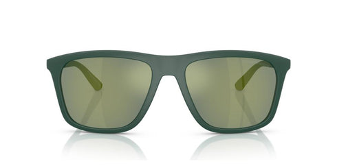 EMPORIO ARMANIEmporio Armani EA4237 61906R Men's Sunglasses - Matte Dark Green Frame, Green Mirrored LensesEYEWEAREcecile