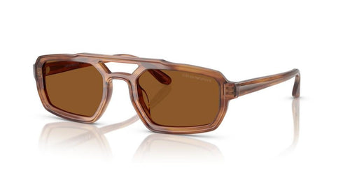 EMPORIO ARMANIEmporio Armani EA4240U 620373 Men's Sunglasses - Shiny Havana Brown Frame, Brown LensesEYEWEAREcecile