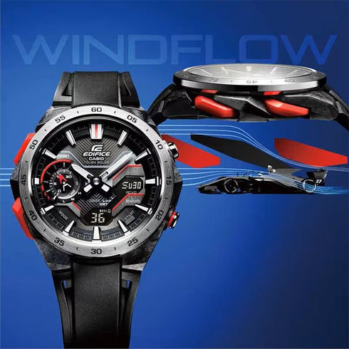 CASIO EDIFICECasio Edifice ECB - 2200P - 1AEF Men's Solar - Powered Bluetooth Chronograph WatchWATCHESEcecile