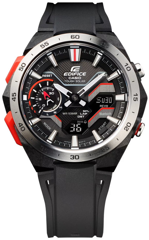 CASIO EDIFICECasio Edifice ECB - 2200P - 1AEF Men's Solar - Powered Bluetooth Chronograph WatchWATCHESEcecile