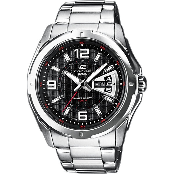 CASIO EDIFICECasio Edifice EF - 129D - 1AVEF Men's Watch - Black Dial, Stainless Steel BraceletWATCHESEcecile