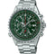 CASIO EDIFICECasio Edifice EF - 527D - 3AVUEF Men's Chronograph Watch with Green Dial and Slide Rule BezelWATCHESEcecile