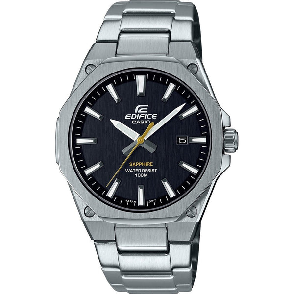 CASIO EDIFICECasio Edifice EFR - S108D - 1AVUEF Men's Watch - Black Dial, Stainless Steel BraceletWATCHESEcecile