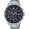 CASIO EDIFICECasio Edifice EFS - S510D - 1AVUEF Men's Solar Chronograph Watch - Black Dial, Stainless Steel BandWATCHESEcecile