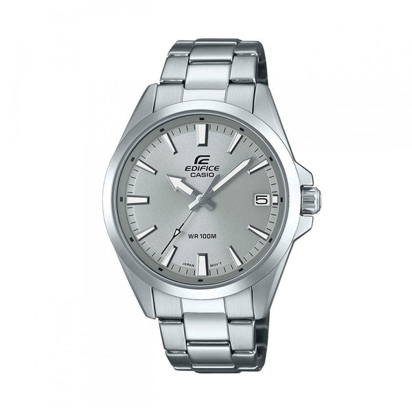 CASIO EDIFICECasio Edifice EFV - 100D - 8AVUEF Men's Watch - Gray Dial, Stainless Steel BandWATCHESEcecile
