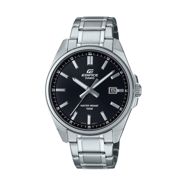 CASIO EDIFICECasio Edifice EFV - 150D - 1AVUEF Men's Stainless Steel Watch with Black DialWATCHESEcecile
