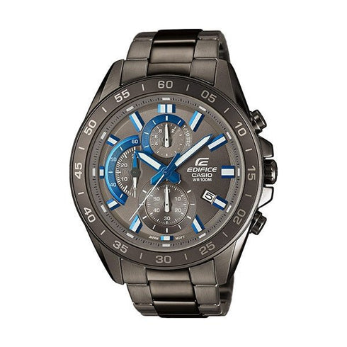 CASIO EDIFICECasio Edifice EFV - 550GY - 8AVUEF Men's Chronograph Watch – Grey Dial, Stainless Steel BraceletWATCHESEcecile