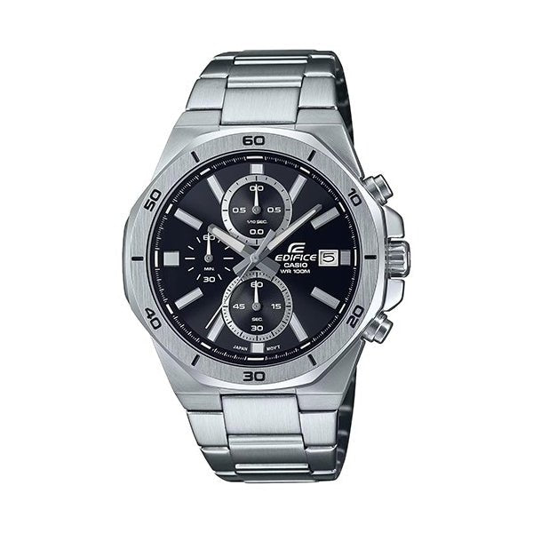 CASIO EDIFICECasio Edifice EFV - 640D - 1AVUEF Men's Chronograph Watch – Black Dial, Stainless Steel BraceletWATCHESEcecile