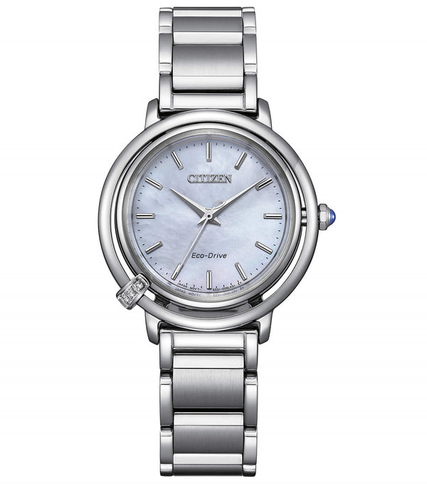 CITIZENCitizen L EM1090 - 60D Women's Eco - Drive Watch - 31mm Mother of Pearl Dial, Stainless Steel BraceletWATCHESEcecile