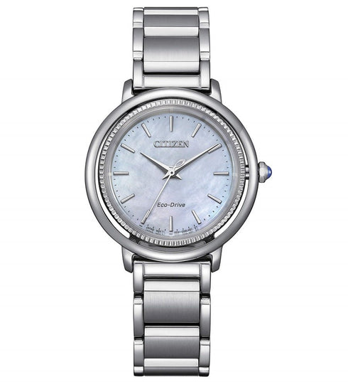 CITIZENCitizen L EM1100 - 84D Women's Eco - Drive Watch - 31mm Mother of Pearl Dial, Stainless Steel BraceletWATCHESEcecile