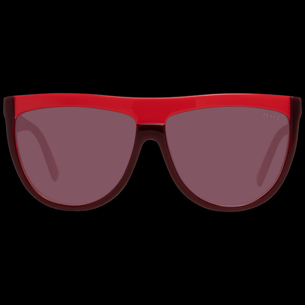 EMILIO PUCCIEmilio Pucci EP0087 6071F Women's Sunglasses – Burgundy Frame, Brown Gradient Lenses, Ø 60mmEYEWEAREcecile