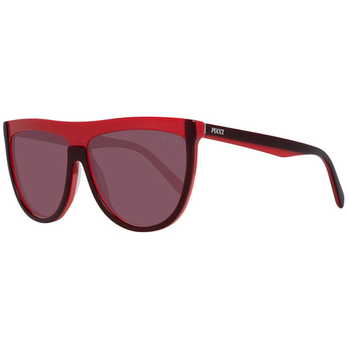 EMILIO PUCCIEmilio Pucci EP0087 6071F Women's Sunglasses – Burgundy Frame, Brown Gradient Lenses, Ø 60mmEYEWEAREcecile