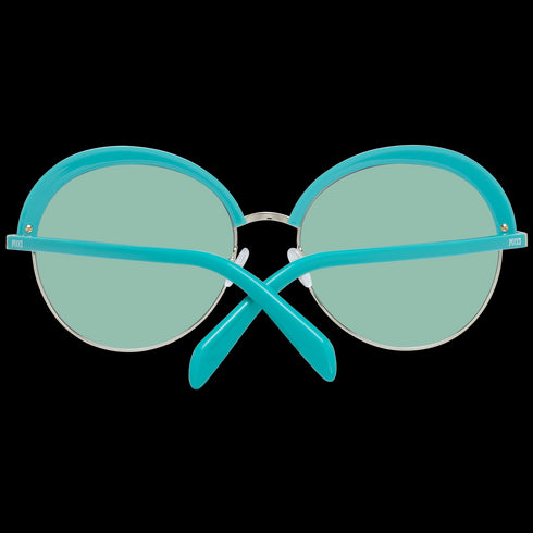 EMILIO PUCCIEmilio Pucci EP0102 5789P Women's Sunglasses - Turquoise Frame, Green LensesEYEWEAREcecile