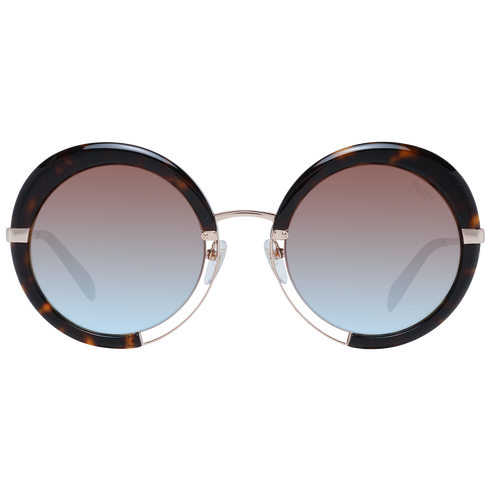 EMILIO PUCCIEmilio Pucci EP0114 5452G Women's Round Sunglasses – Dark Havana Frame, Brown Gradient Lenses, Ø 54mmEYEWEAREcecile